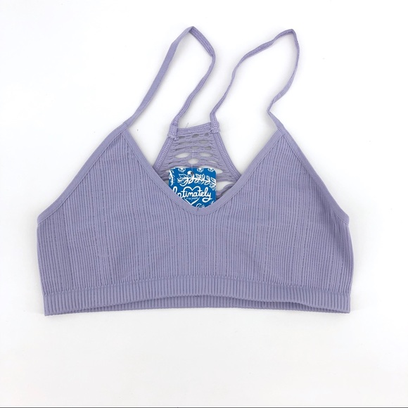 Free People Other - Free People Ribbed Bralette XS S New Purple
